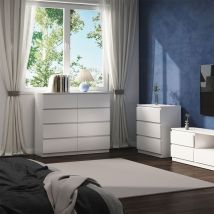 Meuble de rangement de salle de bain Calisto, Blanc, 120 x 101.5 cm Vicco