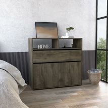 Tuhome Concept - Commode Galanto, avec 1 tiroir 96CM h x 40CM l x 100CM p x 100CM l Gland