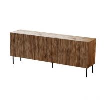 Commode de rangement Meuble universel 190x75x42cm sur pied Wotan artisan YOUNGE