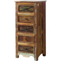 Massivmoebel24 - Commode en bois de récupération nature of spirit 129