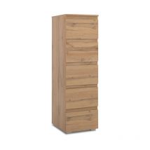 Finori - Commode fine 5 tiroirs Image naturel