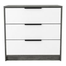 Tuhome Concept - Commode Kaia à trois tiroirs avec un grand espace de rangement