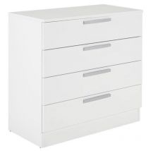 Home Heavenly - Commode mathias - 4 tiroirs - blanc