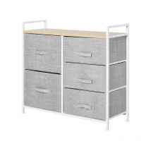 Commode meuble connie grise
