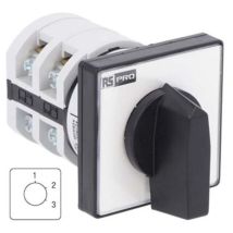 Rs Pro - Commutateur à cames, 3 positions , 1P, 20A ( Prix pour 1 )