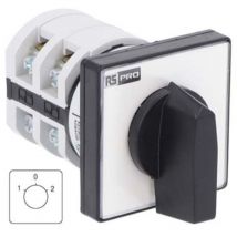 Rs Pro - Commutateur à cames, 3 positions , 2P, 20A ( Prix pour 1 )