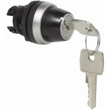 Baco - 223952 L21LD00 Commutateur à clé collerette plastique, chromé noir, chrome 1 x 45 ° 1 pc(s) X50645