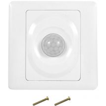 Rosvola - Jeffergarden Commutateur à détecteur de mouvement infrarouge réglable avec module automatique, 86 x 86 x 25 mm