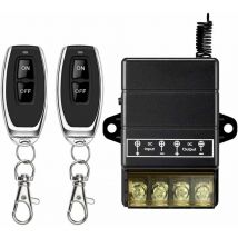 Memkey - Commutateur à Distance sans Fil,Commutateurs dc 9V-75V rf à télécommande pour systèmes de sécurité de Pompe Barrières de Rideaux de Porte