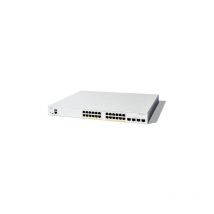 Commutateur administrable Cisco Catalyst 1300-24FP-4X, 24 Ports GE, PoE complète, Ports SFP+ 4x10GE, Garantie limitée à Vie (C1300-24FP-4X)