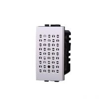 Ettroit - Commutateur avec capteur de détection acoustique compatible Bticino Livinglight couleur blanc
