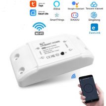 Commutateur de connexion, commutateur intelligent Tuya APP, commutateur de module de commutateur de commande vocale RF pour téléphone portable Wifi