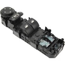 Commutateur de lève-vitre électrique 9651464277 Remplacement du bouton de commande de lève-vitre principal cté conducteur à 4 boutons pour Citroen C4
