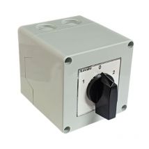Lovato - Interrupteur de ligne avec bouton 4P 20A en boîte 7GN2075P