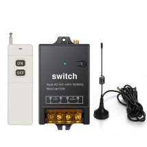Aiperq - Commutateur de télécommande, longue distance de 1500 m, commutateur rf sans fil de relais ac 110 V/120 V/240 V/40 a, commutateur à distance