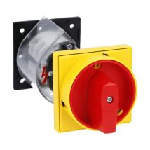 Lovato - Interrupteur 4X25A avec serrure de porte cadenassable 7GN2592O88