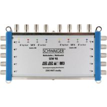 Commutateur Multiple Sat Schwaiger Sew98 531 Entrées (commutateur Multiple)=9 (8 Sat/1 Terrestre) Nombre D'Abonnés=8