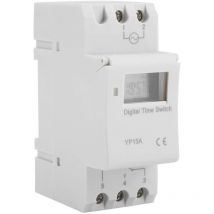 Commutateur Programmable 16A Rail din avec Minuterie lcd Numérique