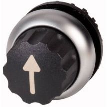 284786 M22-WR3-X7 Bouton sélecteur collerette plastique commutateur rotatif noir 1 pc(s) - Eaton