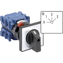 Kraus&naimer - CH10.A261.FT2 Commutateur rotatif à galettes 20 a 3 x 40 ° gris, noir 1 pc(s)