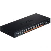 8-Port Multi-Gig 2.5G Cloud/Smart Managed PoE++ @130W avec 8 x PoE++(60W) 2 x 10G sfp+ Bureau ou Montage Mural [XMG1915-10EP] (XMG1915-10EP-EU0101F)