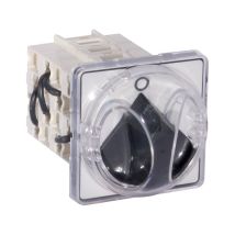 Commutatore Da Retroquadro Con Mostrina Grigia 67x67 Ip65, 4p 40a