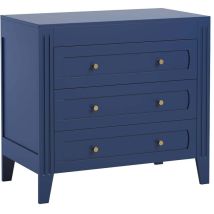 Comò 3 cassetti con modanature L100 x H92cm - Milenne