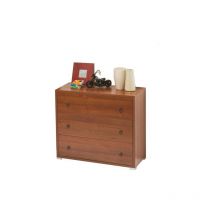 Argonauta - Como' maxi 3 tiroirs noyer antique en bois mélaminé H.81x L.91x P.45 cm