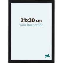 Cadre Photo 21x30 cm - Noir Mat - mdf - Como.
