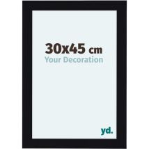 Cadre Photo 30x45 cm - Noir Brillant - mdf - Como.