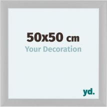 Cadre Photo 50x50 cm - Blanc Mat - mdf - Como.