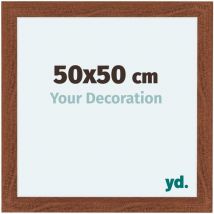 Cadre Photo 50x50cm Noyer mdf Como.