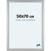 Cadre Photo 50x70 cm - Argent Mat - mdf - Como.