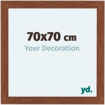 Cadre Photo 70x70cm Noyer mdf Como.