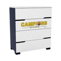 Azura Home Design - Cómoda con 4 cajones fc barcelona 90 cm