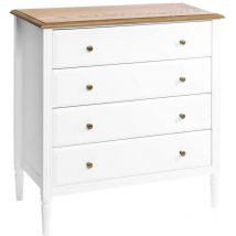 Cómoda 'Solen' - blanco y madera Atmosphera Créateur D'intérieur
