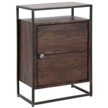 Comodino con Porta cm 45X30X66 - burn