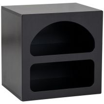 Comodino con vani Nero - LUELA