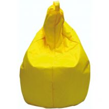 Fußhocker 80x120h cm mit abnehmbarem Bezug gelb - King Home