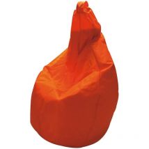 Fußhocker 80x120h cm mit abnehmbarem Bezug orange - King Home