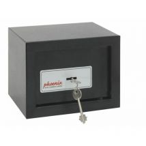 Phoenix Compact Home Office Secuity Safe Key Lock Black
