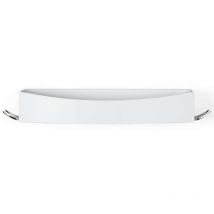 Clever Flip - Ablage mit Haken 44x11x7 cm, Kunststoff weiß/chrom RAN9651 - Compactor
