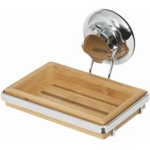 Bestlock - Portasaponetta con supporto, bambù/cromo RAN5806 - Compactor