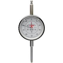 Käfer - Comparateur à grande capacité de mesure, boîtier en laiton, protégé contre les chocs, ø extérieur : 58 mm, Lecture 0,01 mm, Plage de mesure