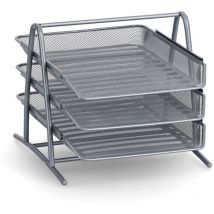 Compartiment à documents empilable en treillis métallique