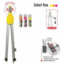 Compasso Tecnico 3 Pz. Fluo Arda X6