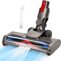 Compatible avec Dyson V7 V8 V10 V11 V15 Aspirateurs, Tête de Brosses Rechangeable Accessoires à Entraînement Direct Acessoires avec 4 Lumières led