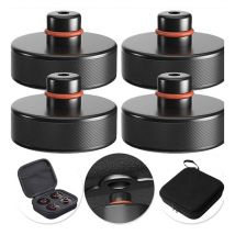 Compatible avec Tesla Model 3/S/X/Y, 4 vérins en caoutchouc avec boîte de rangement, accessoires de voiture Tesla,