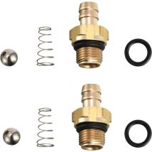 Cyslmuk - Ensemble d'injecteurs chimiques compatibles pour nettoyeur haute pression, accessoires de remplacement pour nettoyeur haute pression pour