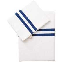 Parure 3 pièces écru (Housse de couette SIMPLE 155x200+30cm + Drap-housse 90x200+30cm + Housse de coussin 45x115cm) 100% Coton 180 fils El Ganso